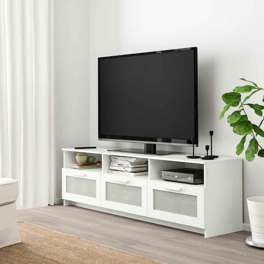 Тумба под ТВ, белый, 180x41x53 см. икеа Бримнэс, IKEA Brimnes — фото 1