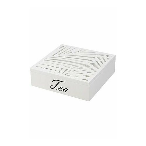 Коробка-органайзер для чая буат бланш, 24х24 см, дерево, Koopman International HZ1930790