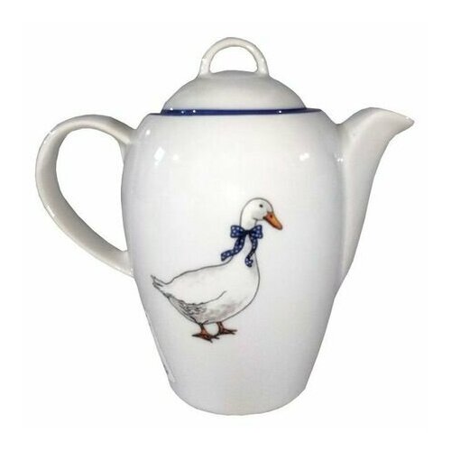 Кофейник THUN Saphyr Гуси 350мл фарфор