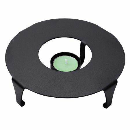 фото подставка для подогрева GALA 18,6х18,6х4,6см черная металл