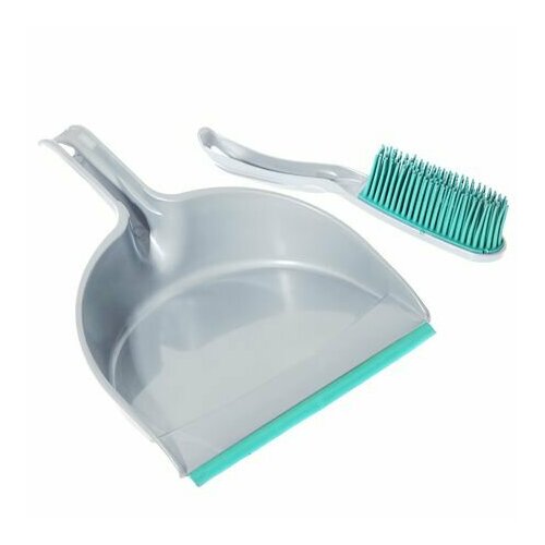 Набор для уборки YOULL LOVE совок сметка с резиновой щетиной пластик 957₽