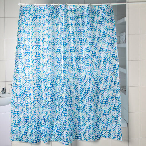 Штора для ванной комнаты Плитка 180180 см PVC 1231₽