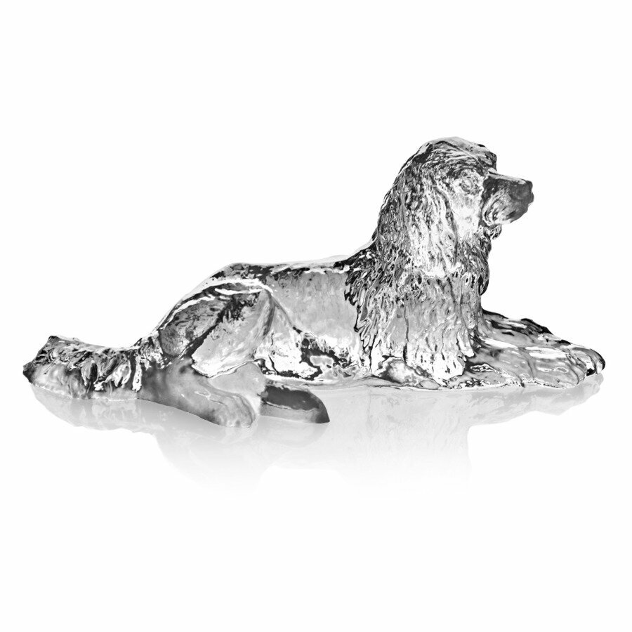 Фигурка Cristal de Paris Собака лежащая 6х10 см