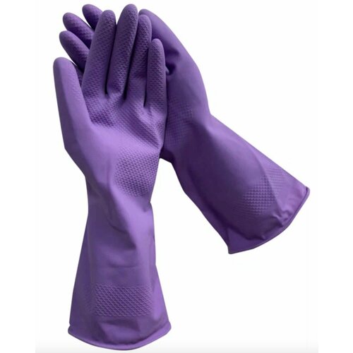 Перчатки латексные универсальные Чистенот хозяйственные размер S 169₽