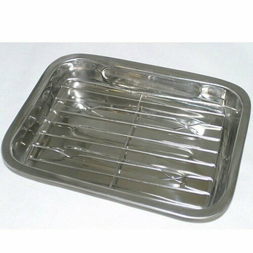 Форма для запекания из нержавеющей стали с решеткой-гриль Padia 30 см 5800-01 1050₽