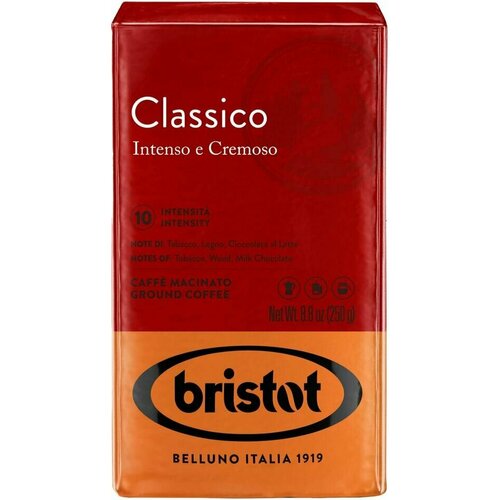 Кофе молотый Bristot Classico жаренный 250г 1шт