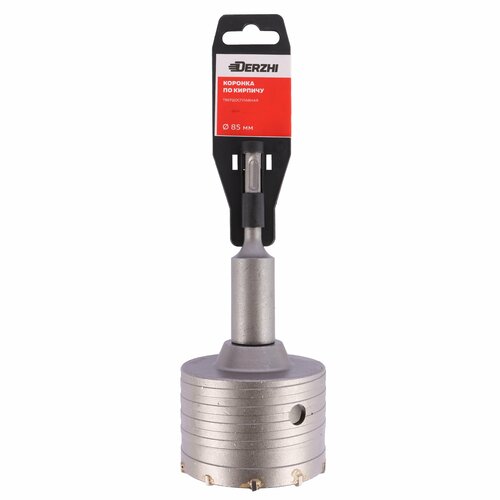Коронка по кирпичу, камню, бетону для перфоратора, 85 мм, М22, SDS-plus, DERZHI