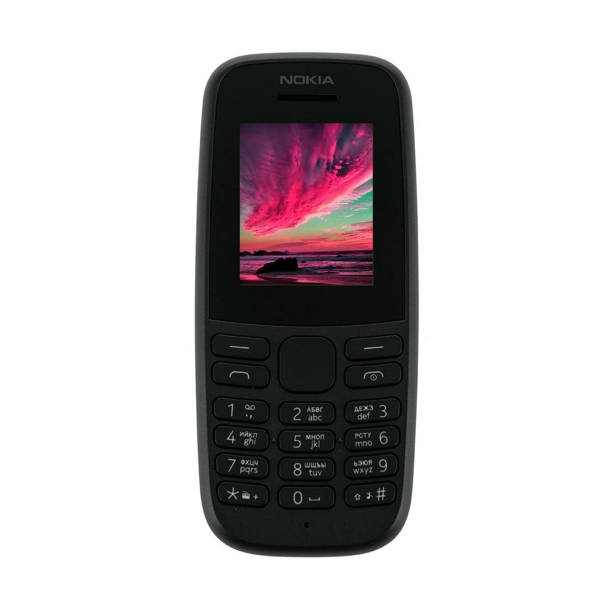 Мобильный телефон NOKIA 105 SS TA-1203, черный - фото №12