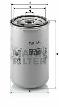Топливный фильтр Mann-Filter - фото №15