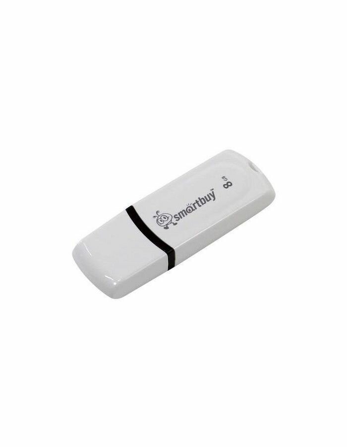 Флешка SmartBuy 8Gb White SB8GBPN-W