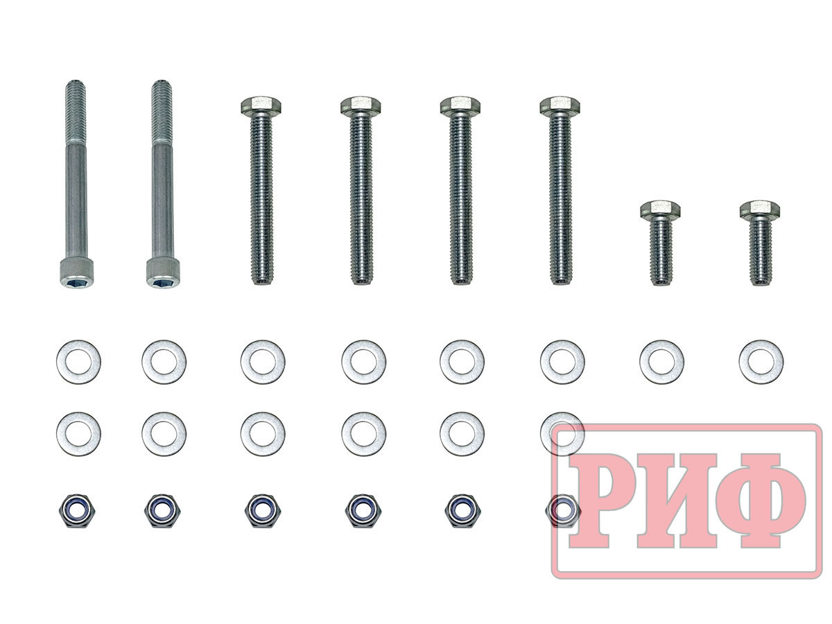 Площадка РИФ под лебёдку в атный бампер Nissan Patrol Y61 2004+