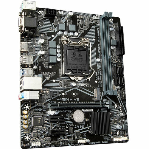 Материнская плата Gigabyte H410M H V2 s1200 H470 2xDDR4 mATX 1121600₽