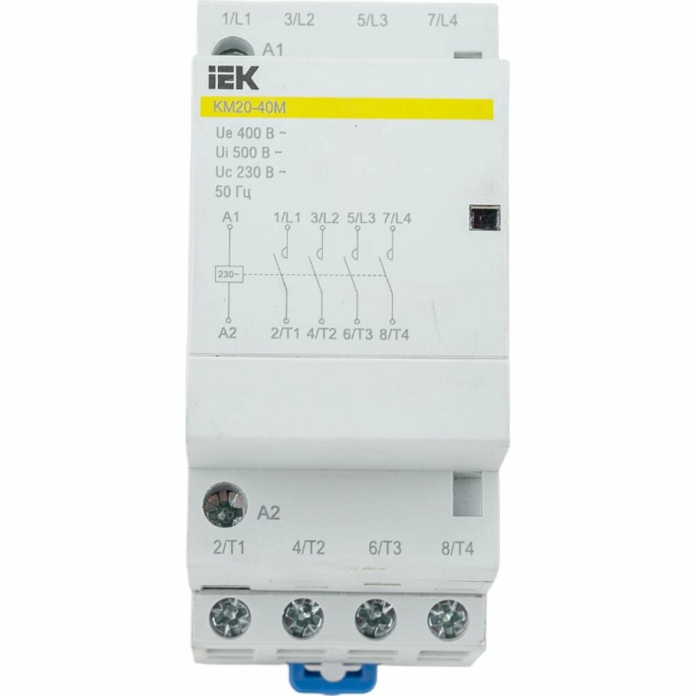 Контактор модульный КМ20-40М AC IEK MKK11-20-40