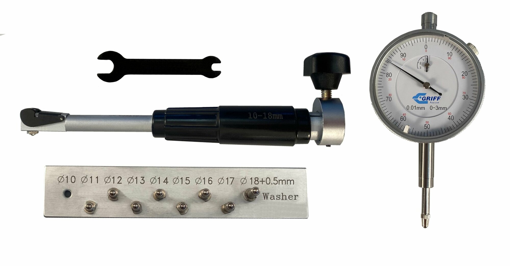 Нутромер индикаторный НИ 10-18 , GRIFF, ГОСТ 868-82, серия professional, D128013