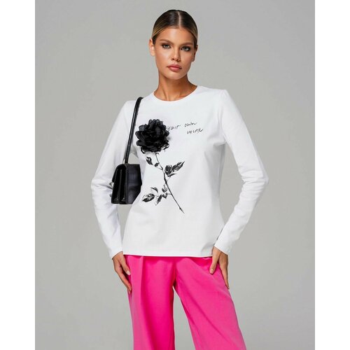 фото Лонгслив sahar, размер 50, белый