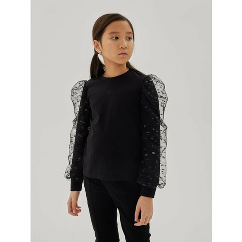 фото Лонгслив noble people, размер 128, черный