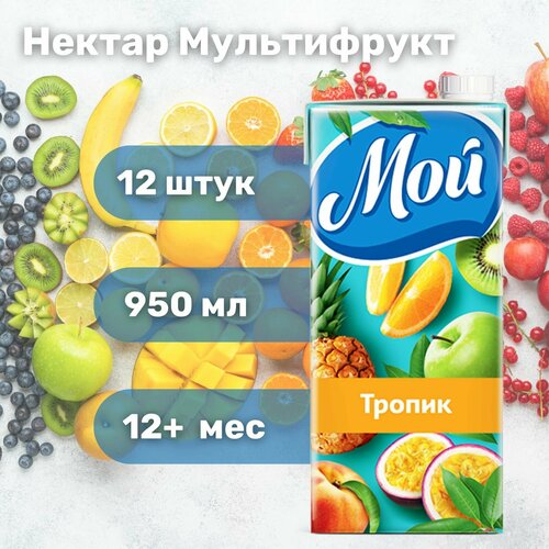 Нектар МОЙ Мультифрукт 0,95 л х 12