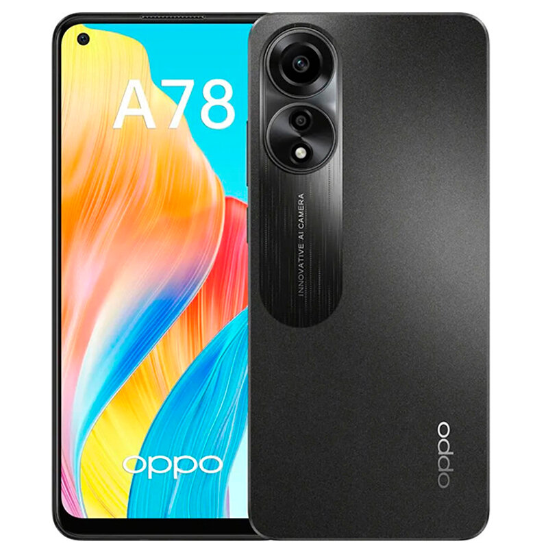 Сотовый телефон Oppo A78 8/256Gb Black