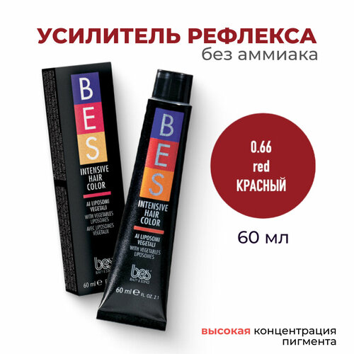 BES Микстон INTENSIVE с высокой концентрацией пигмента 0.66 красный, 60 мл