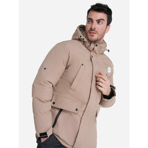 Куртка Lotto MEN'S PADDED JACKET, размер 46, коричневый