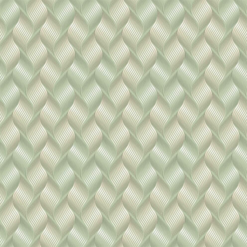 фото Обои бумажные дуплекс Гомель Фокс 0,53х10м "Лия" фон зеленый 10147