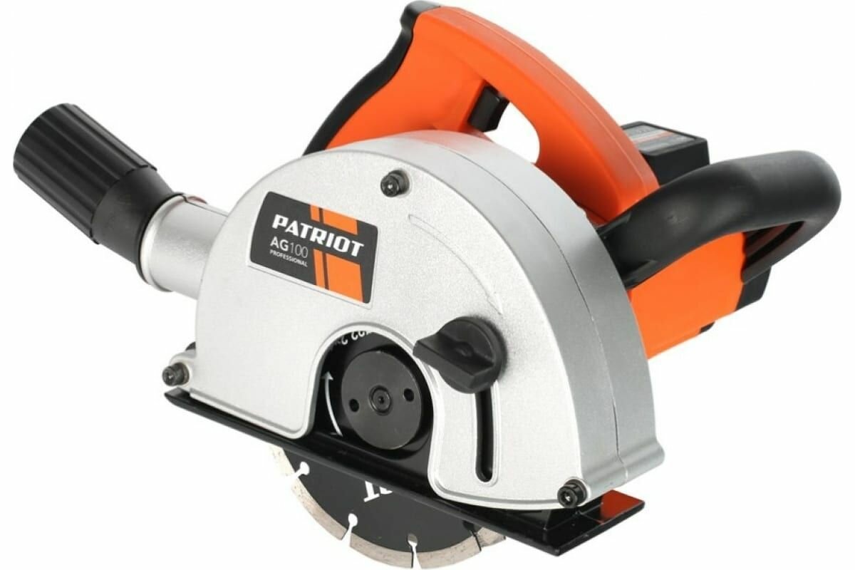 Штроборез PATRIOT AG 100 мощность 1700 Вт для дисков диаметром 150 мм кейс
