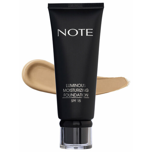 Основа тональная для лица `NOTE` LUMINOUS MOISTURIZING FOUNDATION увлажняющая с эффектом сияния тон 128