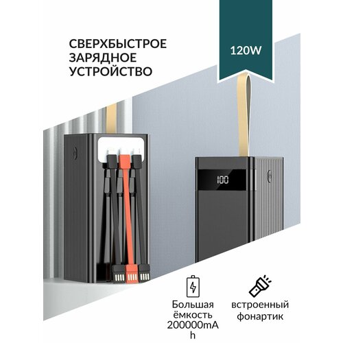 POWER BANK FAST CHARGER черный 20000 mAh 300000₽
