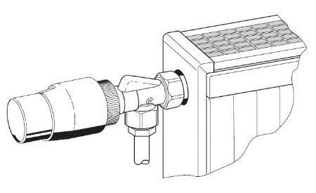 Valtec Клапан термостатический угловой с осевым управлением 1/2" - фото №5