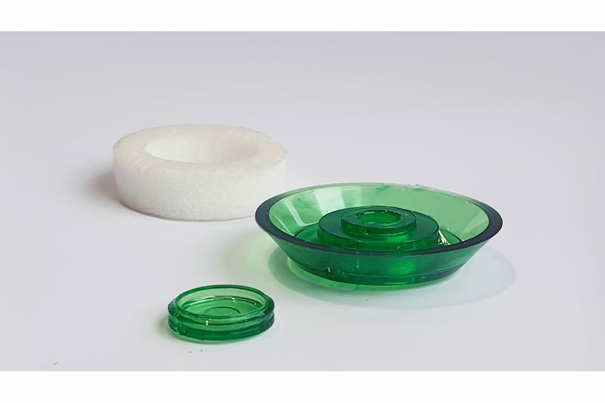 Универсальная термошайба энтен D38 комплект с прокладкой зеленая уф-защита 25 шт. 062