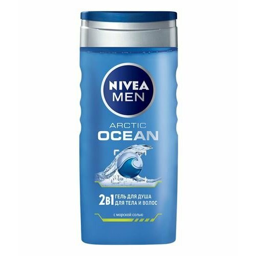 NIVEA Men Arctic Ocean Гель для душа 2 в 1 250 мл гель для душа nivea spa натуральная глина шалфей и гибискус 250 мл 2 шт