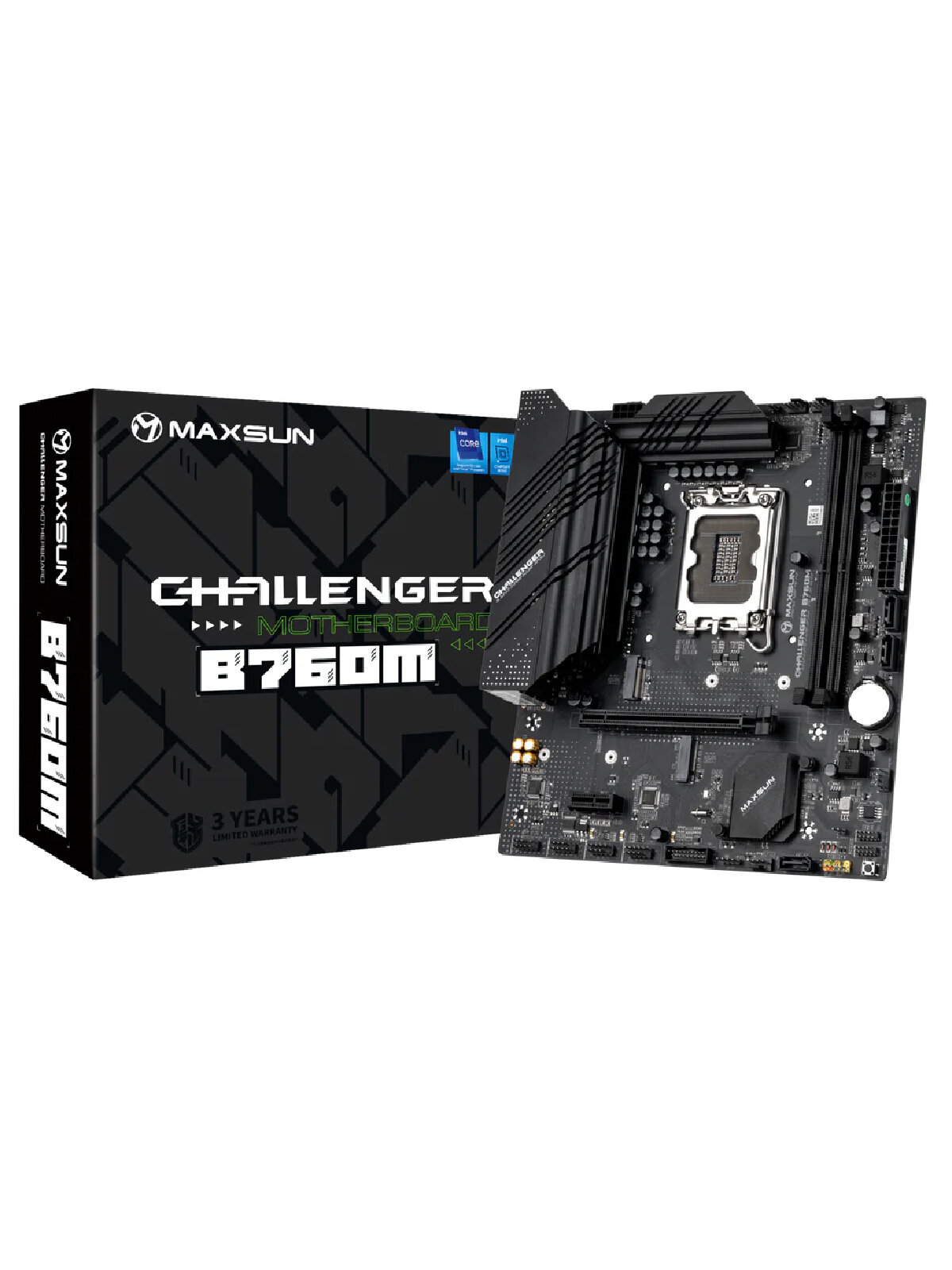 Материнская плата Maxsun CHALLENGER B760M (LGA1700, MATX)