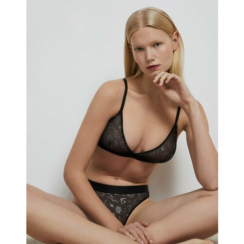 фото Бюстгальтер gloria jeans, размер 75-b (164), черный