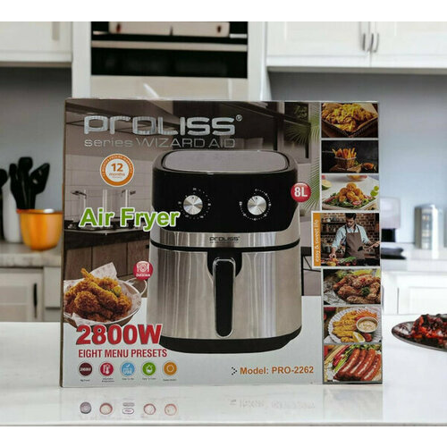 Аэрогриль 8л черно-серый 7920₽