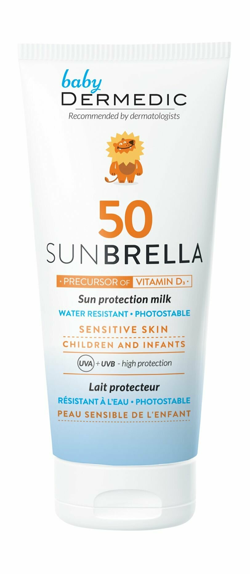 Детское солнцезащитное молочко Dermedic Sunbrella Sun Protection Milk SPF 50