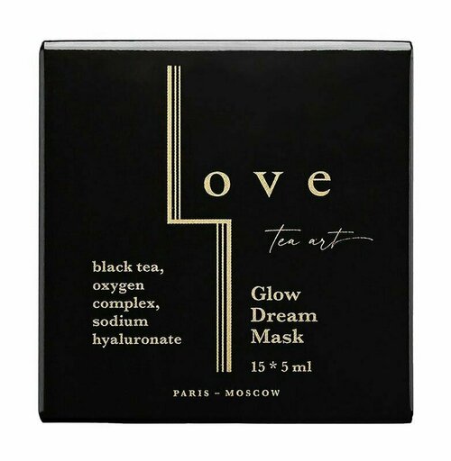 Экспресс-маска для сияния кожи лица в саше Love Tea Art Glow Dream Mask