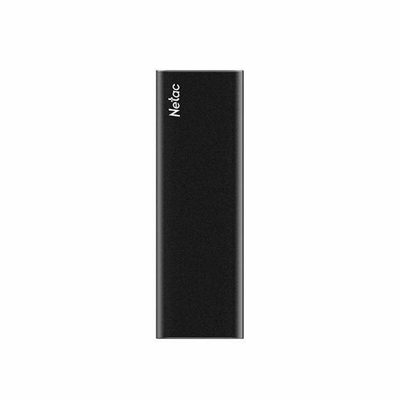 Портативный SSD Netac 250Gb/USB-C/EXT/Black (NT01ZSLIM-250G-32BK)