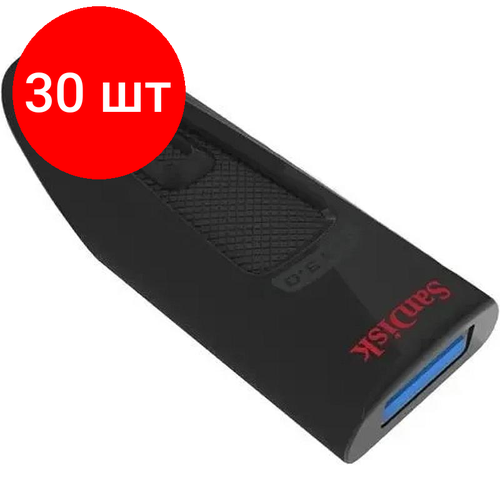 флеш память sandisk ultra 128gb usb 3 0 чер sdcz48 128g u46 Комплект 30 штук, Флеш-память SanDisk CZ48 Ultra 16Gb/USB 3.0 (SDCZ48-016G-U46)