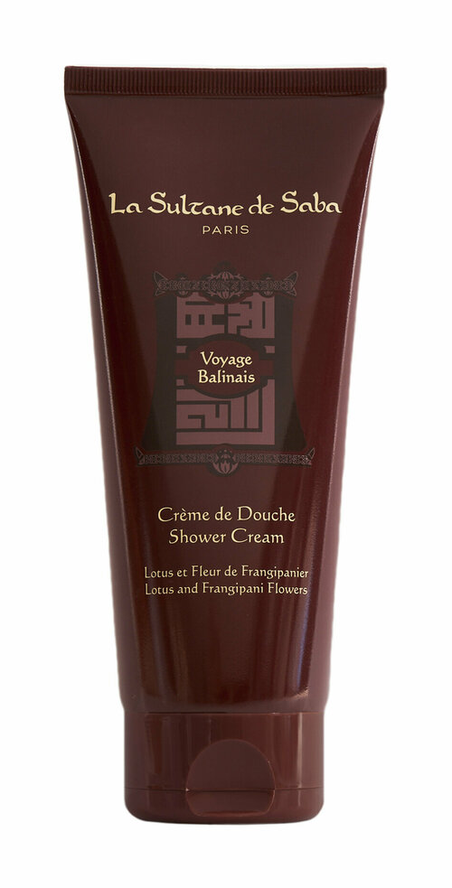 Очищающий крем-гель для тела с ароматом лотоса и франжипани La Sultane de Saba Lotus and Frangipani Flowers Shower Cream