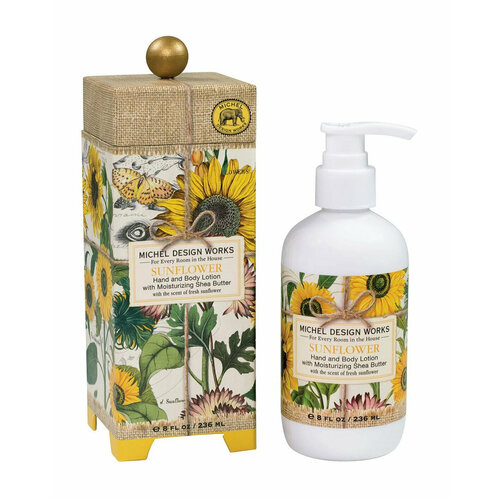 Лосьон для рук и тела с маслом ши в подарочной упаковке Michel Design Works Sunflower Hand and Body Lotion michel design works sunflower hand and body lotion