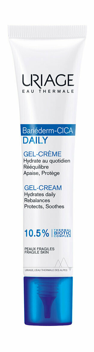 Гель-крем для увлажнения и защиты для кожи лица Uriage Bariederm-Cica Daily Gel-Cream