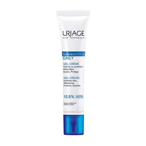Гель-крем для увлажнения и защиты для кожи лица Uriage Bariederm-Cica Daily Gel-Cream