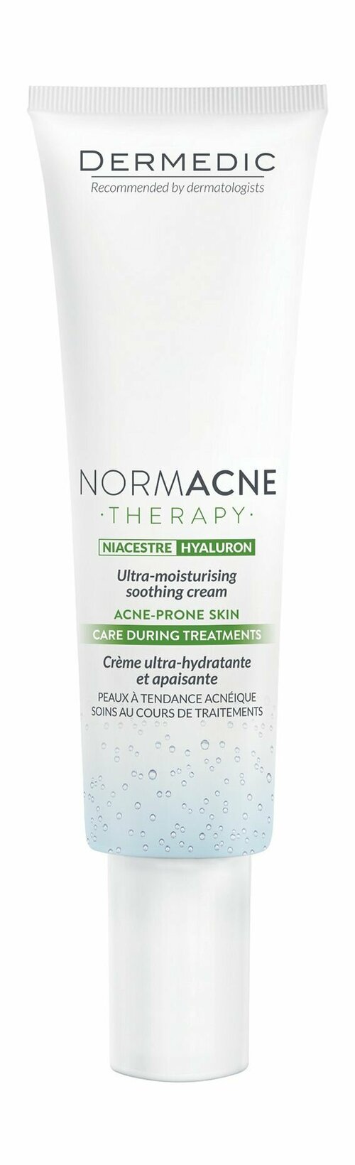 Ультра-увлажняющий успокаивающий крем для лица Dermedic Normacne Ultra-moisturising Soothing Cream
