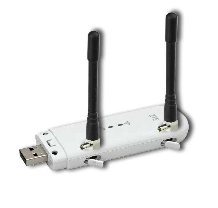 USB 4G модем ZTE + роутер MF79U белый