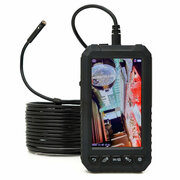 Технический эндоскоп Dewang FC750 HD с жестким кабелем 5 метров, двумя камерами и монитором