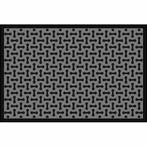 фото Коврик резиновый "Косточка" (400х600 мм) черный