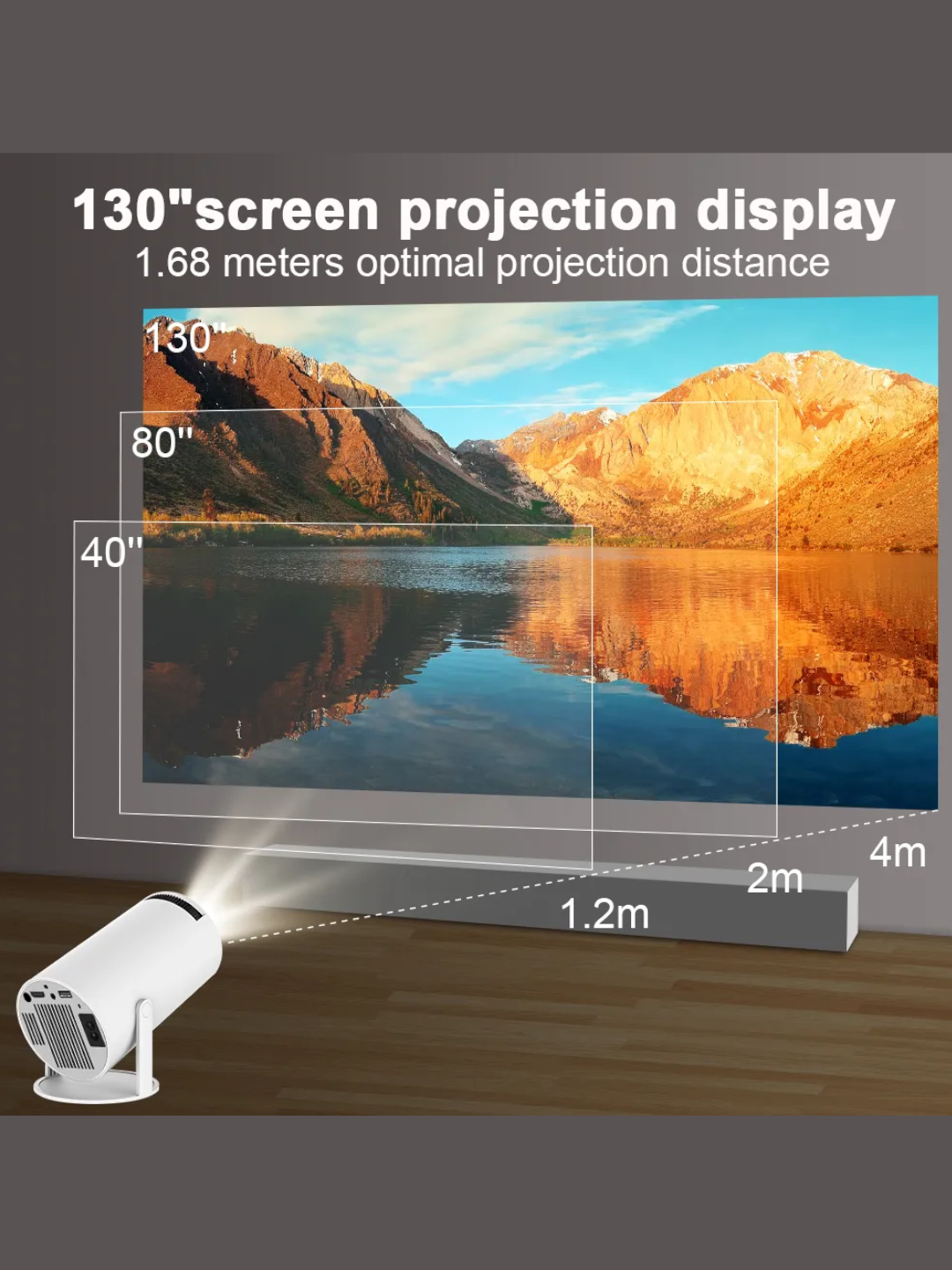 Проектор для фильмов Android TV MAGCUBIC HY300
