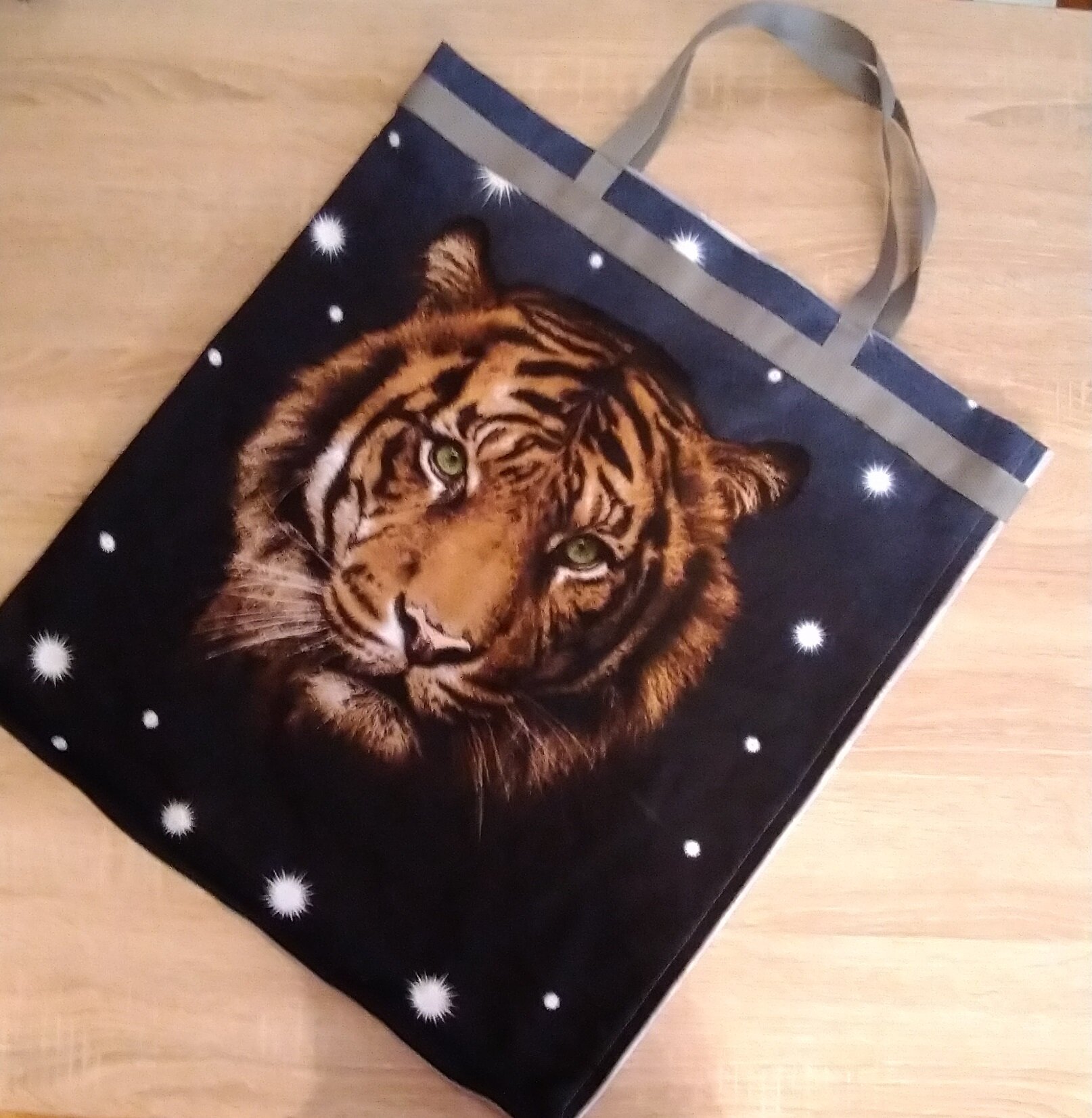 Сумка шоппер , сине-черный