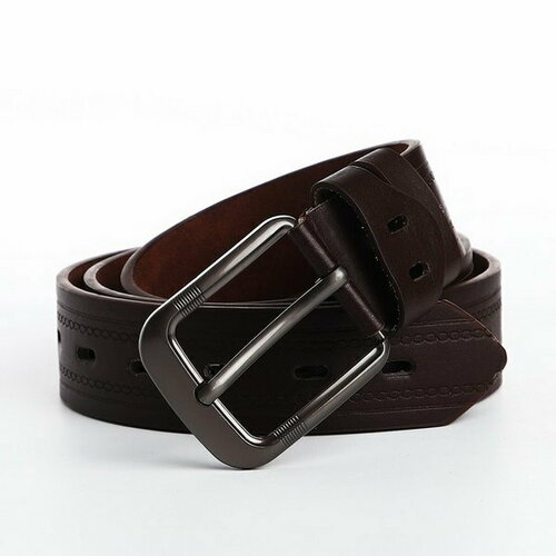 фото Ремень сима-ленд, размер 110, коричневый сима-лэнд