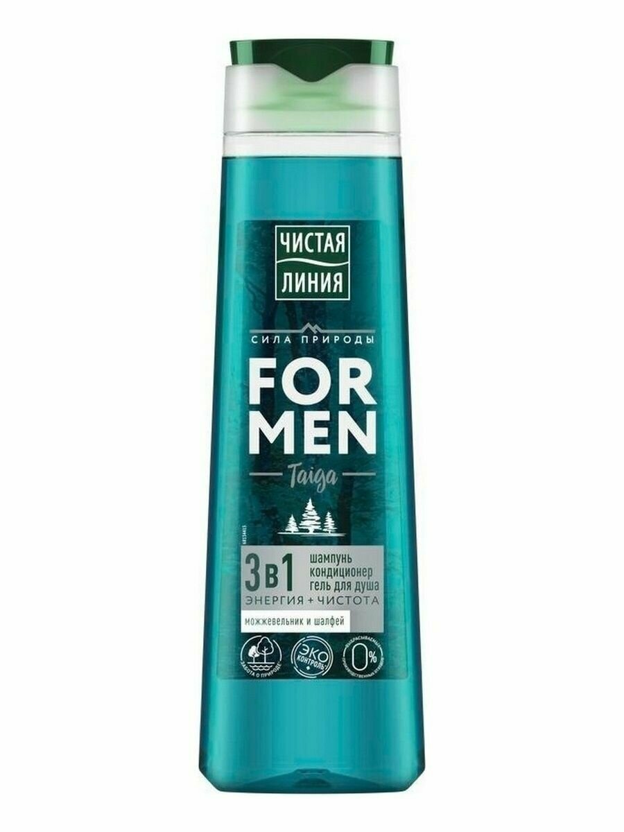 Гель для душа 3в1 FOR MEN 400 мл